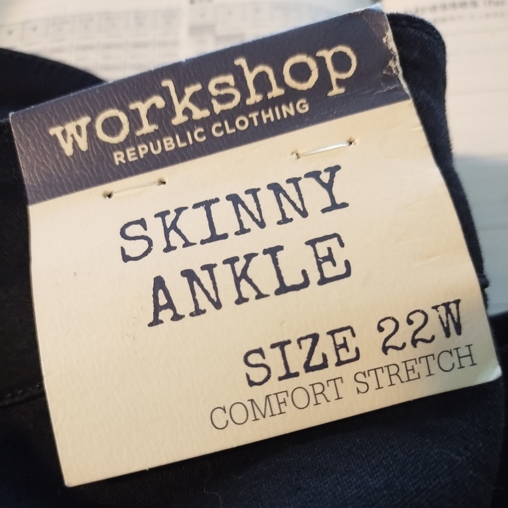 NWT Philosophy Workshop Republic Clothing Black Skinny Ankle Denim, Size… - Picture 4 of 6